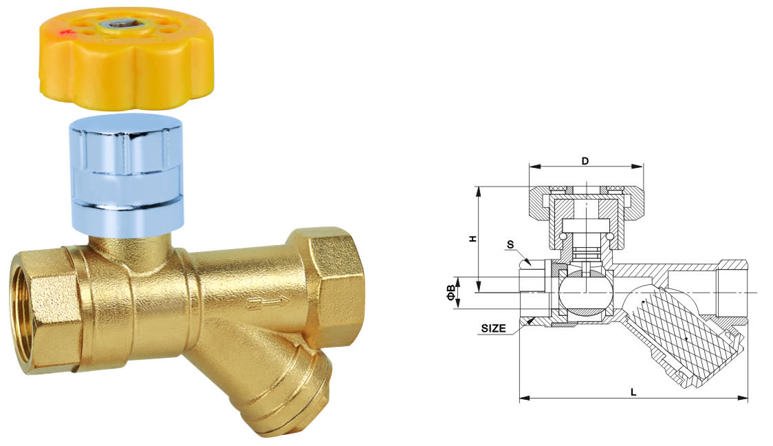JT1390 磁性锁闭过滤器球阀