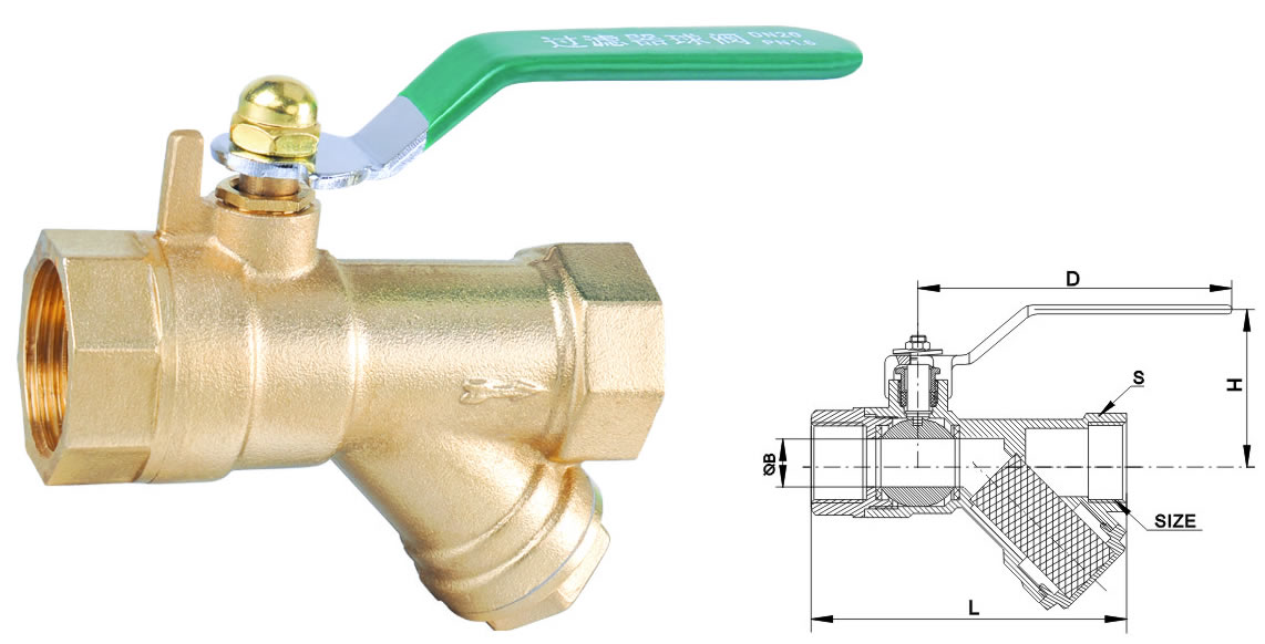 JT1410 过滤器球阀（大型）