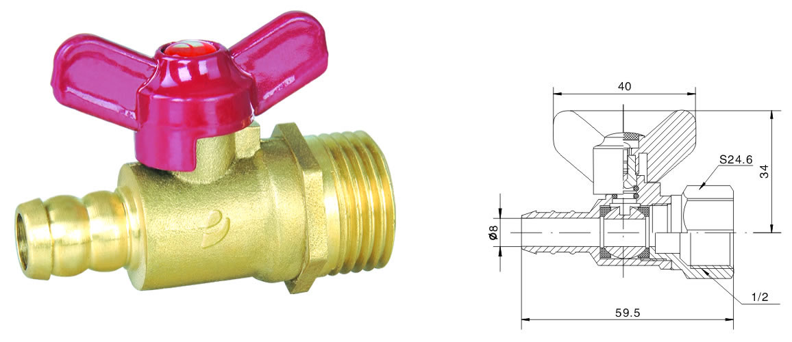 JT1490 内丝煤气阀