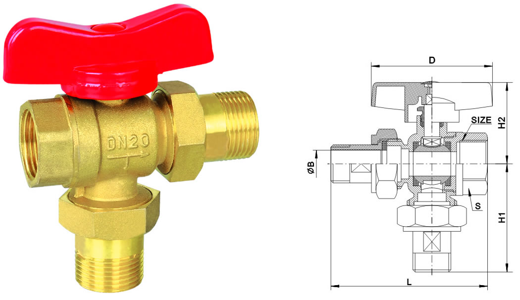 JT1280 暖气三通调节阀