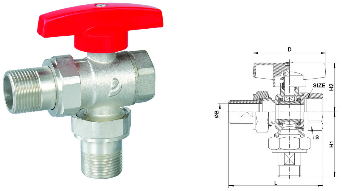 JT1310 电镀工程三通阀