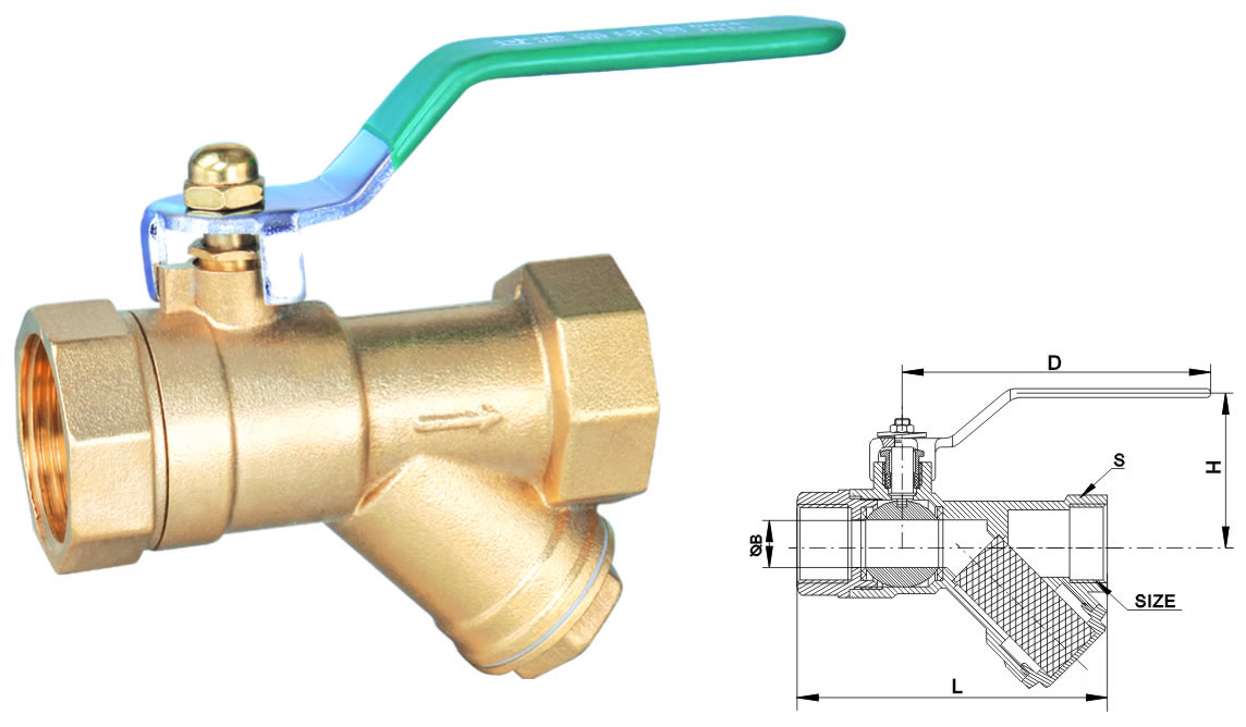JT1400 过滤器球阀（中型）
