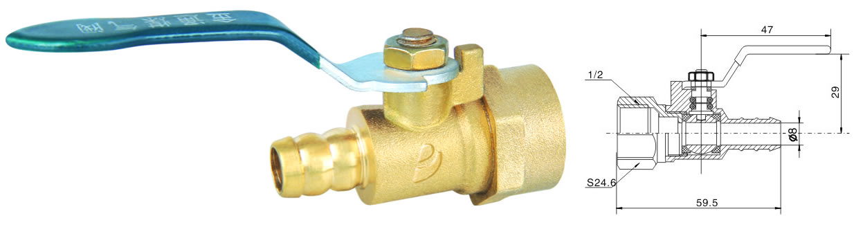 JT1470 外丝煤气阀